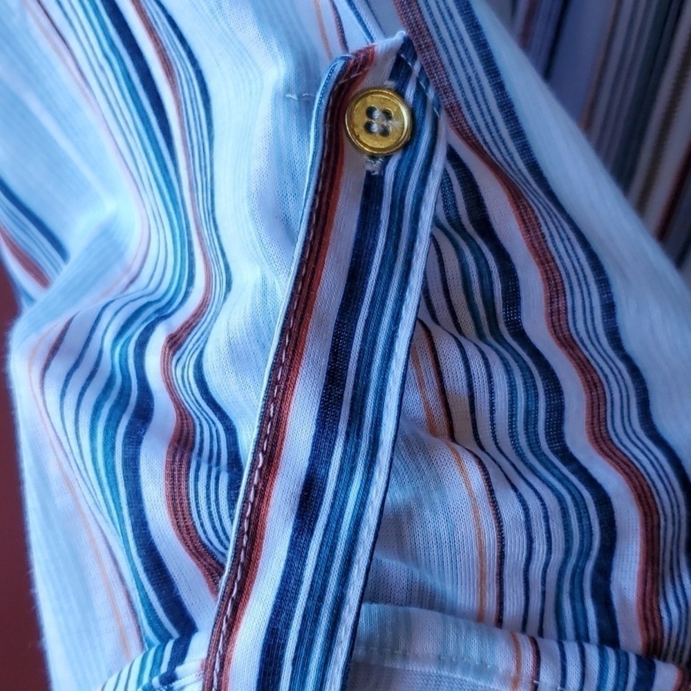 Blue Mood blue stripe SS top NWT size 3X - Picture 5 of 11